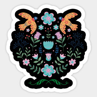 Design Based on Slavic Motifs Sticker